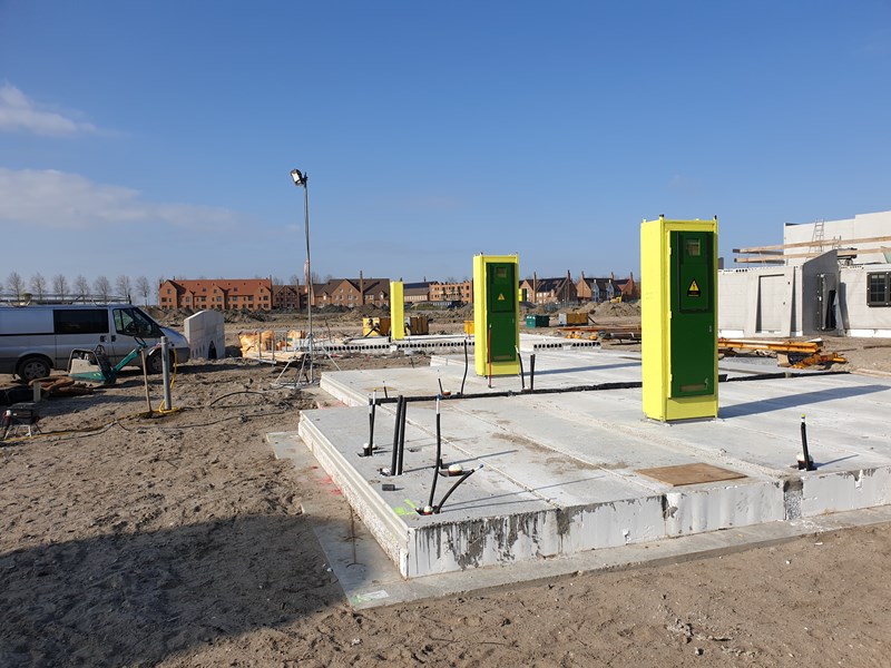 Implementation of the Prefabricated Meter Cabinet